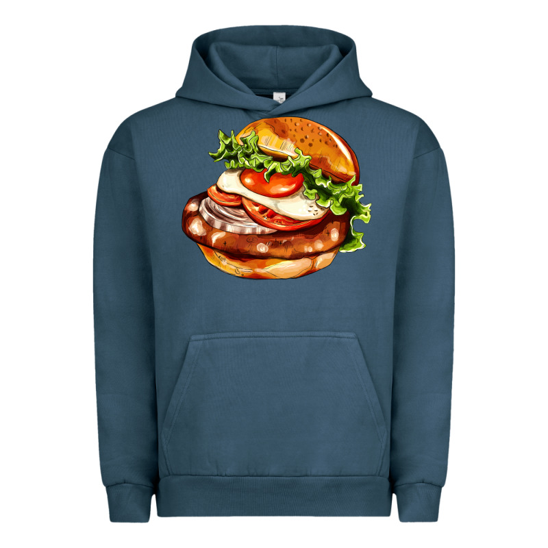 American Hamburger Urban Hoodie by AdoDesignShop | Teevron