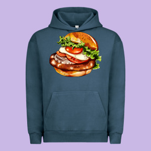 American Hamburger Urban Hoodie Designed By Adodesignshop
