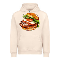 Sandshell American hamburger Urban Hoodie - AdoDesignShop