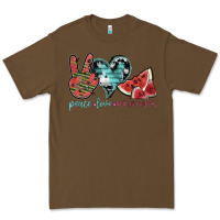 Cacao peace love watermelon Premium Tee - SublimationCraftShop