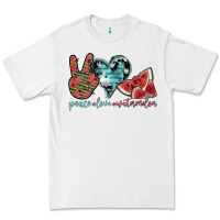 White peace love watermelon Premium Tee - SublimationCraftShop