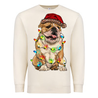 Sandshell christmas bulldog Premium Sweatshirt - RanaPortraitStore