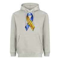 Moon Dust down syndrome ribbon softball Heavyweight Hoodie - texasbilliewilder