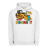 Pigment Lunar Rock i'm 1 and digging it Urban Hoodie - Artiststas