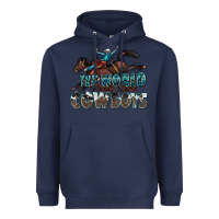 Navy the world needs more cowboys Heavyweight Hoodie - Zillion Design Studio