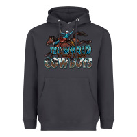 Smoke the world needs more cowboys Heavyweight Hoodie - Zillion Design Studio