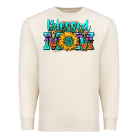 Sandshell blessed mom sunflower Premium Sweatshirt - Zillion Design Studio
