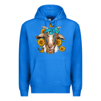 True Royal sunflower bandana goat Premium Hoodie - Jasminsmagicworld
