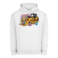 Pigment Lunar Rock easter bulldozer bunny egg leopard Urban Hoodie - Artiststas