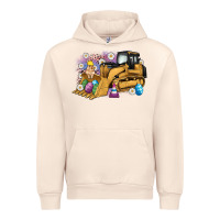 Sandshell easter bulldozer bunny egg leopard Urban Hoodie - Artiststas
