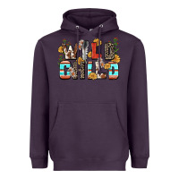 Plum wild child Heavyweight Hoodie - Zillion Design Studio
