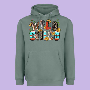 Wild Child Heavyweight Hoodie Designed By Zillion Design Studio