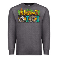 Charcoal Heather blessed mini Premium Sweatshirt - Zillion Design Studio