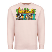 Pale Pink blessed mini Premium Sweatshirt - Zillion Design Studio