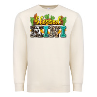 Sandshell blessed mini Premium Sweatshirt - Zillion Design Studio