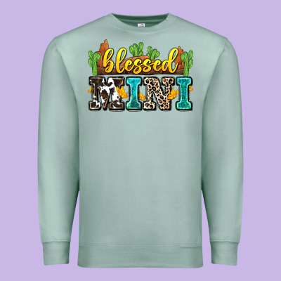 Blessed Mini Premium Sweatshirt Designed By Zillion Design Studio