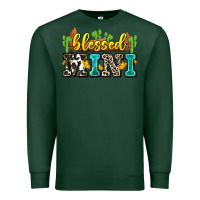 Sports Green blessed mini Premium Sweatshirt - Zillion Design Studio