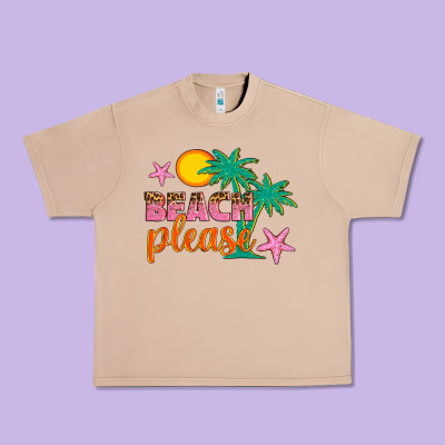 Beach Please Urban Heavy Tee Designed By Artiststas