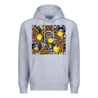 Heather Grey lacrosse Premium Hoodie - JahusDesignShop