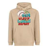 Mushroom eat sleep baseball repeat Heavyweight Hoodie - texasbilliewilder