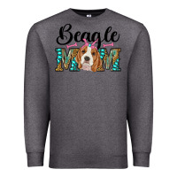 Charcoal Heather western beagle mom Premium Sweatshirt - RanaPortraitStore
