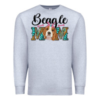 Heather Grey western beagle mom Premium Sweatshirt - RanaPortraitStore