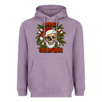 Lavender Merry Christmas Heavyweight Hoodie - RanaPortraitStore