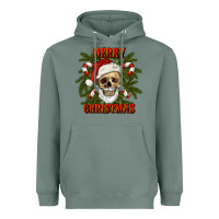 Sage Merry Christmas Heavyweight Hoodie - RanaPortraitStore