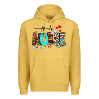 Antique Gold western nurse Premium Hoodie - BundleAndBundleShop