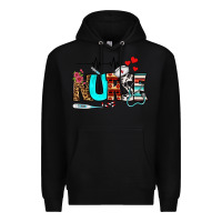 Black western nurse Premium Hoodie - BundleAndBundleShop