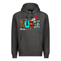 Charcoal Heather western nurse Premium Hoodie - BundleAndBundleShop