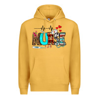 Mustard western nurse Premium Hoodie - BundleAndBundleShop