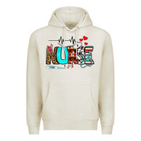 Oatmeal Heather western nurse Premium Hoodie - BundleAndBundleShop