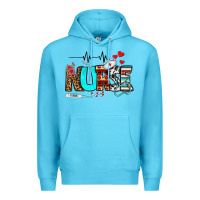 Ocean Blue western nurse Premium Hoodie - BundleAndBundleShop