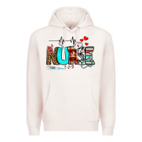 Pale Pink western nurse Premium Hoodie - BundleAndBundleShop