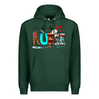 Sports Green western nurse Premium Hoodie - BundleAndBundleShop