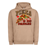 Pigment Burro pizza is my valentine Urban Hoodie - AdoDesignShop