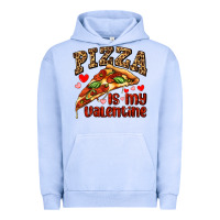 Pigment Grape Ice pizza is my valentine Urban Hoodie - AdoDesignShop