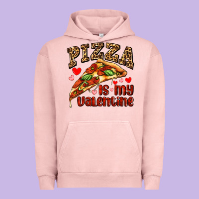 Pizza Is My Valentine Urban Hoodie Designed By Adodesignshop