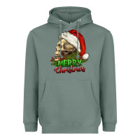 Sage Merry Christmas Heavyweight Hoodie - RanaPortraitStore