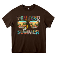 Chocolate Brown Mom Bad Summer Heavy Core Tee - CowhideDigitalArt