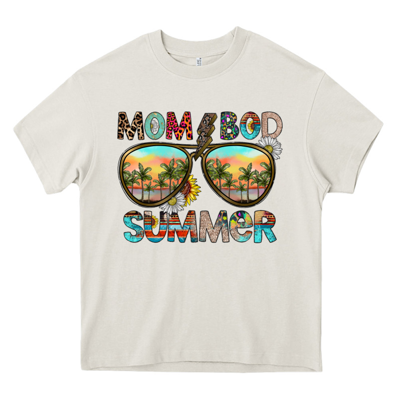 Mom Bad Summer Heavy Core Tee by CowhideDigitalArt | Teevron