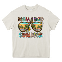 Cream Mom Bad Summer Heavy Core Tee - CowhideDigitalArt