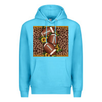 Ocean Blue American football Premium Hoodie - JahusDesignShop