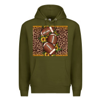 Army Green American football Premium Hoodie - JahusDesignShop