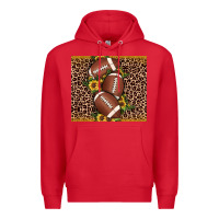Red American football Premium Hoodie - JahusDesignShop