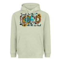 Matcha trust in the lord with all your heart Heavyweight Hoodie - Zillion Design Studio