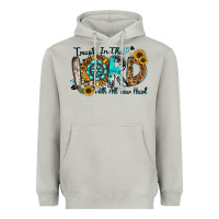 Moon Dust trust in the lord with all your heart Heavyweight Hoodie - Zillion Design Studio