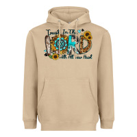Mushroom trust in the lord with all your heart Heavyweight Hoodie - Zillion Design Studio