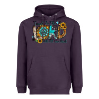 Plum trust in the lord with all your heart Heavyweight Hoodie - Zillion Design Studio